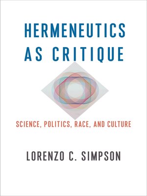 cover image of Hermeneutics as Critique